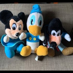 Vintage Disney’s 3 Mickey's Christmas Carol Plush